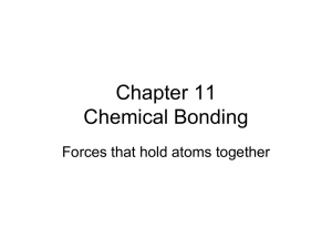 Covalent Bonding - Cathedral High School