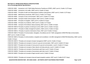 OFO CODE 315501 – AIR TRAFFIC SAFETY ELECTRONICS