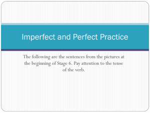 Imperfect and Perfect Practice
