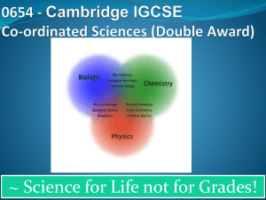 Classification - IGCSECoordinatedScience-Dnl