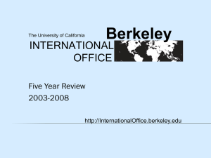 ppt - Berkeley International Office - University of California, Berkeley