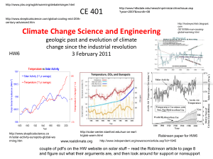 Climate Change Science and Engineering