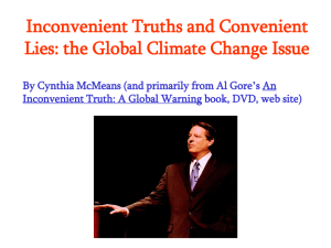 Inconvenient/Inclement Weather (Al Gore's Fight