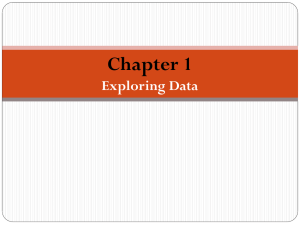 Chapter 1 Exploring Data