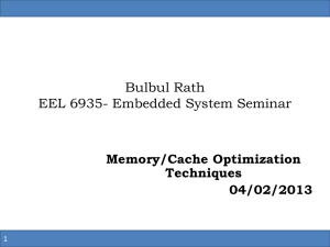 Bulbul Rath EEL 6935- Embedded System Seminar