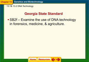 DNA Technology Notes (13.1 & 13.2)