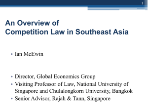 Recent Developments in Competition Law in Asia