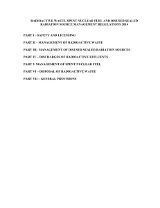 Radioactive waste management regulations 2003