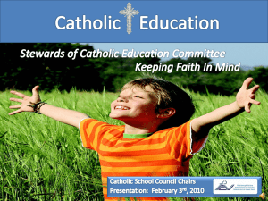 Stewards of Catholic Education Committee