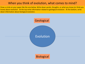 Evolution & Genetics