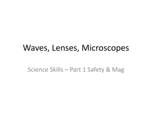 Waves, Lenses, Microscopes