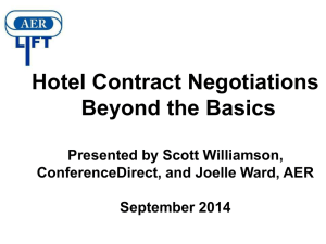 Hotel Contract Negotiations