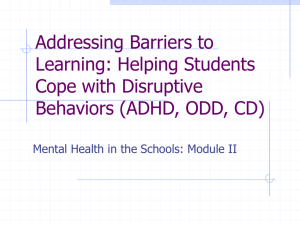 Addressing Barriers to Learning: Helping Students Cope with