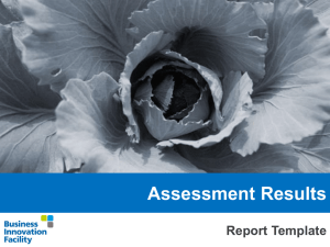 Assessment Results