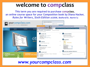 www.yourcompclass.com Accessing compclass