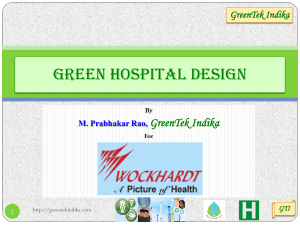 GTI on Green Hospital Design