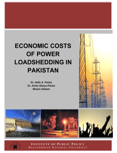 Cost of Loadshedding to Agriculture