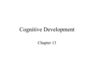 1. Jean Piaget's Theory of Cognitive Development - U