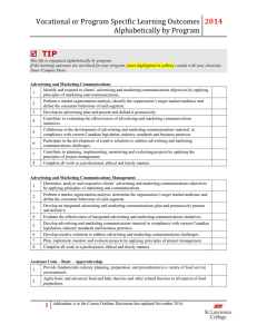 Vocational Outcomes Lookup By Program