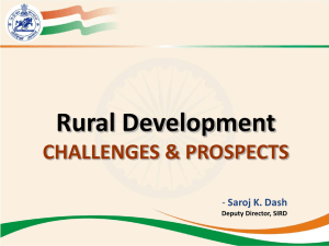 Rural Development Programs challanges and prospects