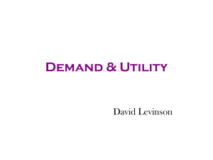 Marshallian Demand - nexus: David Levinson's Networks