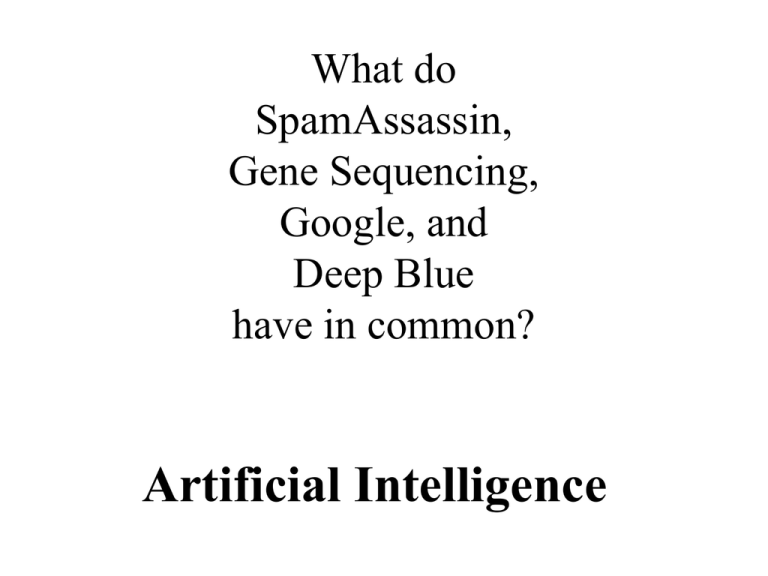 What Is Ai Simple Meaning