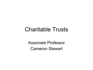 Charitable Trusts - The University of Sydney