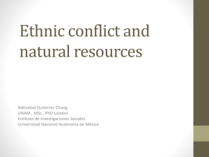 Los territorios indígenas en riesgo: Conflictos por recursos naturales