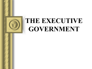 the executive government