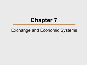 Chapter 6, Exchange And Economic Systems