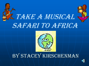 Take A Musical Safari To Africa