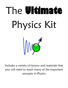 The Ultimate Physics Kit