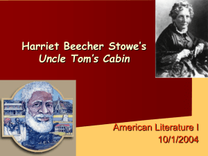 PPT File on Uncle Tom's Cabin