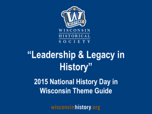 2015_themeguide - Wisconsin Historical Society