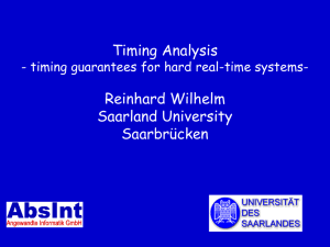 Abstract Interpretation with Applications to Timing Validation