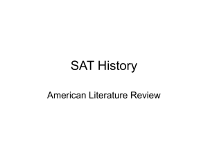 SAT History