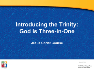 God the Father, First Person of the Trinity