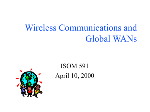 The Role of Wireless Technologies in GlobalTelecommunications