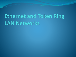 Ethernet and Token Ring LAN Networks
