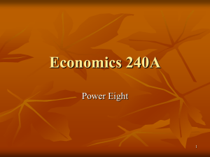 Power 8 - UCSB Economics