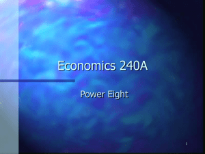 Power 8 - UCSB Economics