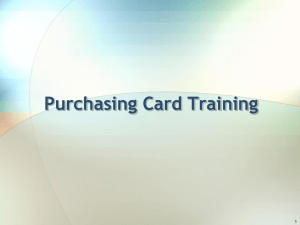 Purchasing Card - Ryerson University