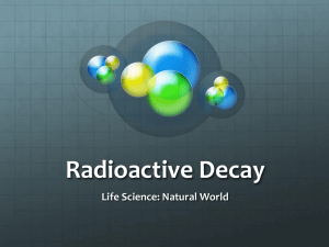 Radioactive Decay