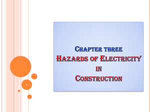 Hazards of Electricity in Construction