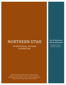 Utah Tourism Paper