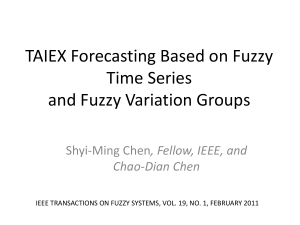 TAIEX Forecasting Based on Fuzzy Time Series and Fuzzy Variation
