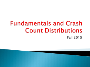 Lecture #4 – Crash Count Distributions