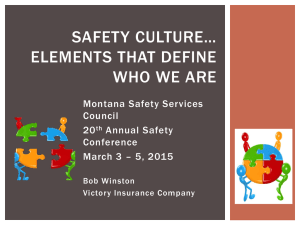 Elements that Matter – Winston - Montana Safety Services Council