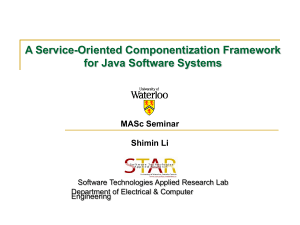 Abstract - Software Technologies Applied Research (STAR) Group