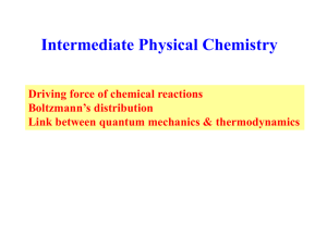 Intermediate Physical Chemistry (CHEM2503)